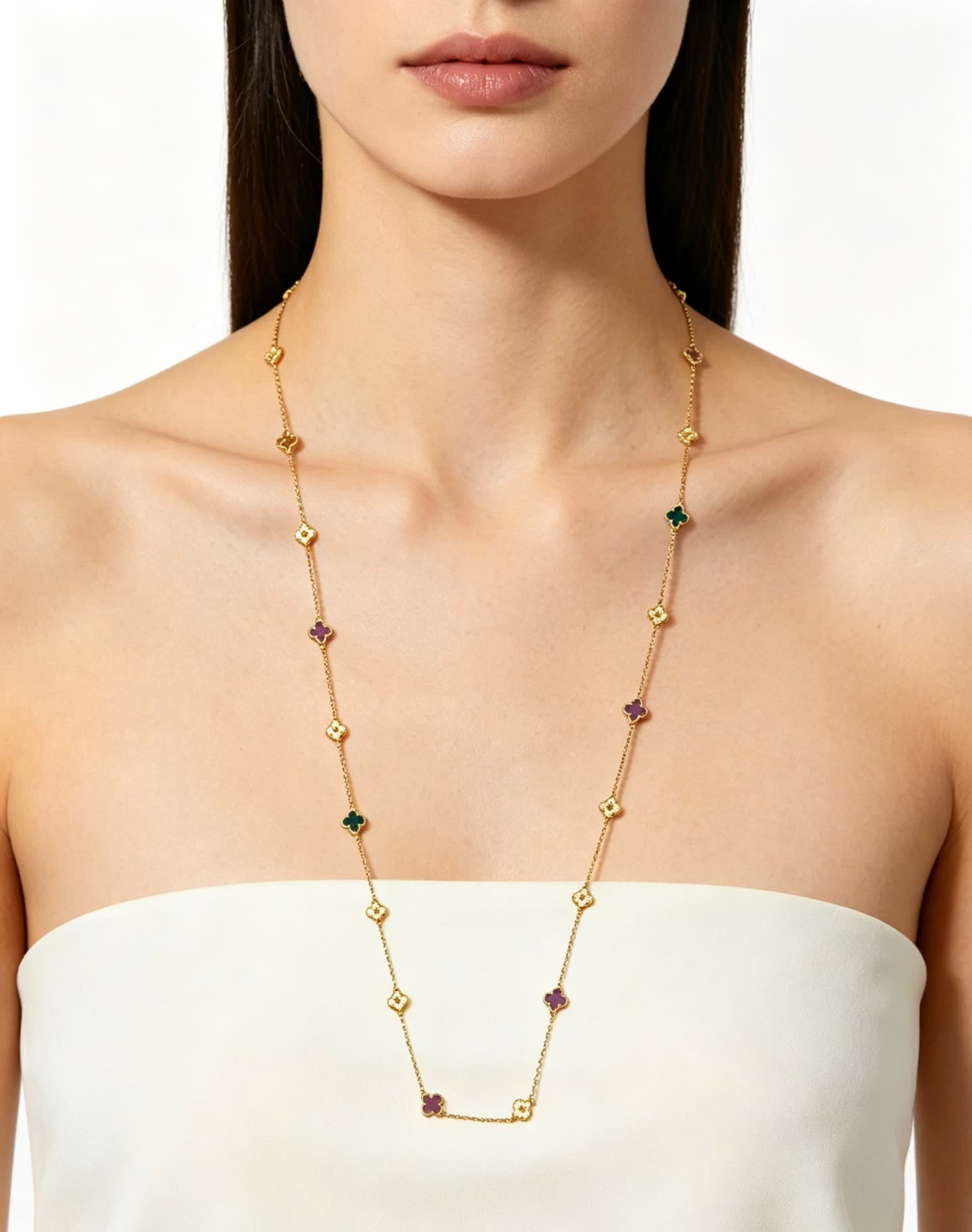 Van Cleef & Arpels Vintage Alhambra Gold Necklace